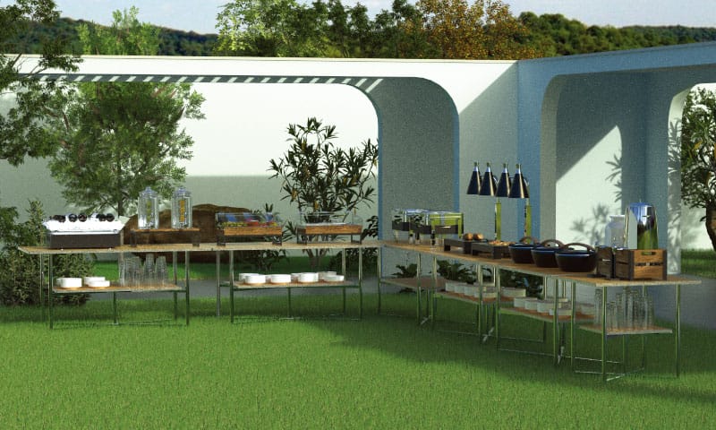 Best Cross Buffet Table - Folding Table for Buffet Catering